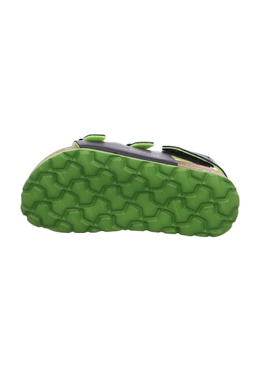 Superfit 0-600124 Erkek Çocuk Lacivert/Yeşil Mantar Sandalet Lacivert