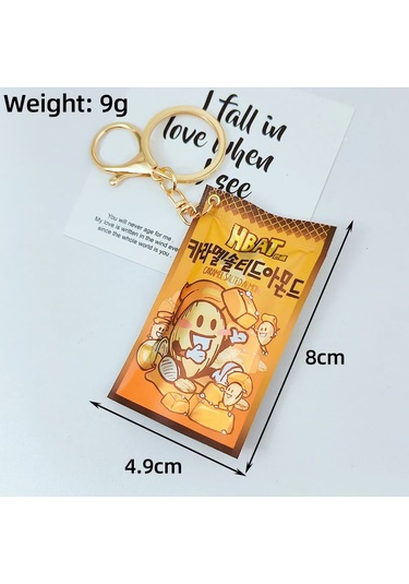 Fishsheep Mini Aperatifler Kolye Çanta Kolye Yeni Yıl Hediyesiyellow