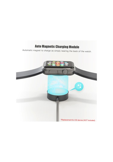 Reedark Naylon Örgülü Manyetik Şarj Kablosu 0.3m İos Cihazlar Ve Saat Aksesuarı