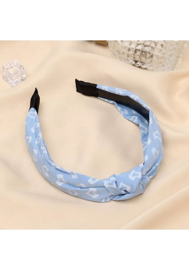 Queen Fair Jones Saç Bandı Şekilli, 2,5 Cm 257091607 Açık Mavi