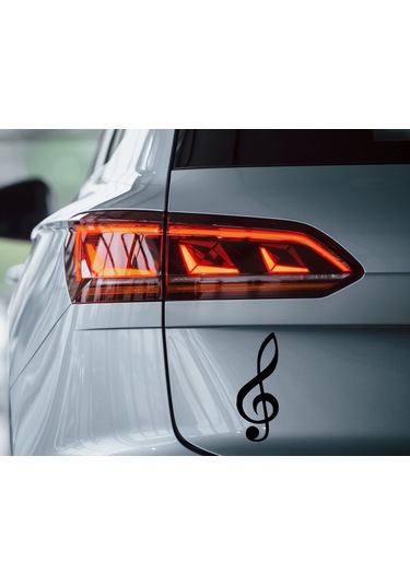 Bk Home Sol Anahtarı Tasarımlı Siyah Araç Sticker-1