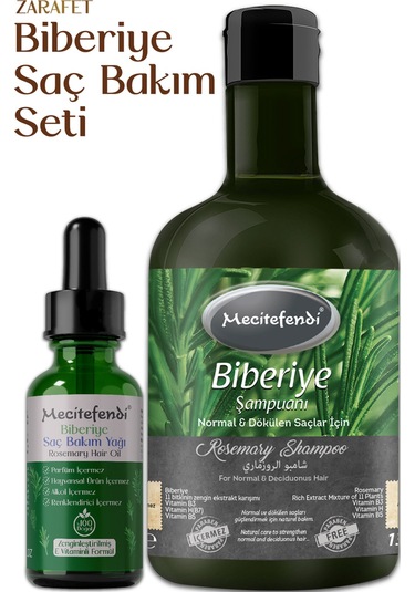 Mecitefendi Zerafet Biberiye Saç Bakım Seti