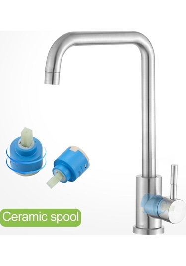 Cbtx 304 Paslanmaz Çelik Dönebilen Musluk Lavabo Soğuk Ve Sıcak Su Musluğu Çok Renkli