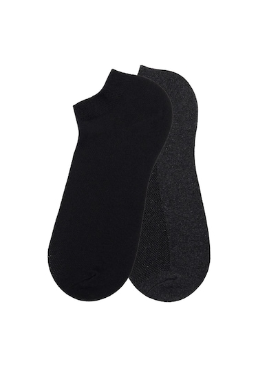 2'li Desenli Erkek Çorap-31925 Multi Çok Renkli