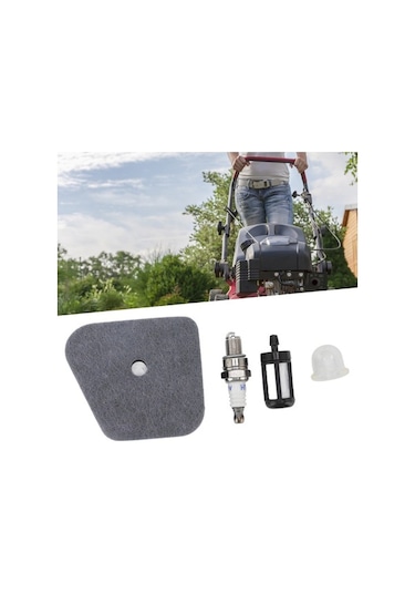 Ulzyvf Lebihmurah 4980 Hava Filtresi Kiti, Aşınmaya Dirençli Plastik Alüminyum Pamuklu Çim Biçme Makinesi Fs90 İçin Hava Filtresi, Yeni Tasarım