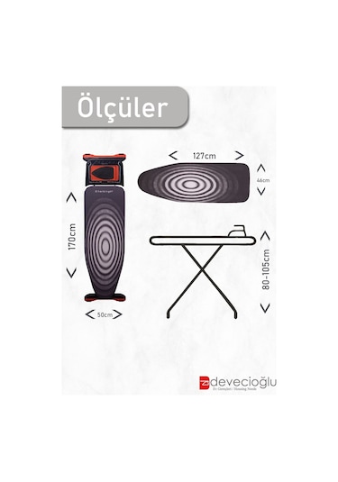 Devecioğlu Harbinger MM123 Blackboard Ütü Masası