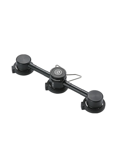 Geeksen Bkz30 Aluminyum Kasalı 3'ü 1'e Gaz Deposu Adaptörü - Çıkışlı Kamp Çözümü, Hızlı Kilitleme Ve Geri Akış Engeli, Karbon Siyah Siyah