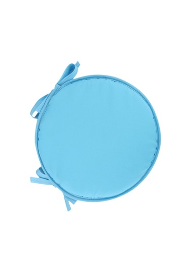Suntek Yuvarlak Sandalye Yastık Zemin Pouf Mat Pedi Çay Mavi-30-cm Mavi 30 Cm