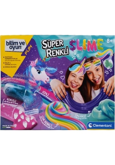 Clementoni Bilim ve Oyun Süper Renkli Slime 64812