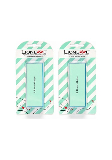 Lionesse 4 Aşamalı Tırnak Parlatıcı Törpü 2 Adet