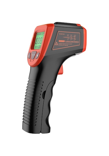 Gajeena Endüstriyel Enstrüman Gm320s: -50 C'den 600 C'ye Plastik Isı Ölçer Kırmızı