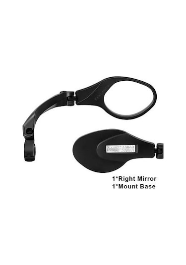 Xbyc 4014 Reflektörlü Gidon Bağlantılı Ayna Geniş Açılı Ayarlanabilir Bisiklet Dikiz Aynası