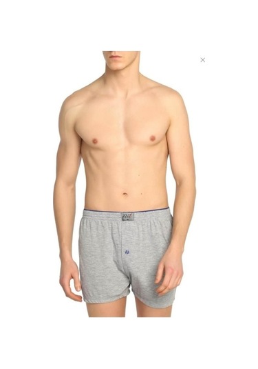 6'Lı Tutku Elit 1101 Havlu Bel Düğmeli Erkek Boxer Karışık Renk Çok Renkli