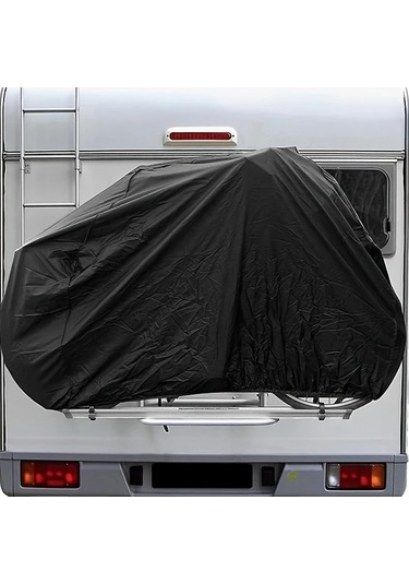 Honeybeeshop Siyah 1 Veya 2 Bisikletli Karavan Bagaj Bisiklet Kılıfı Dayanıklı Su Geçirmez