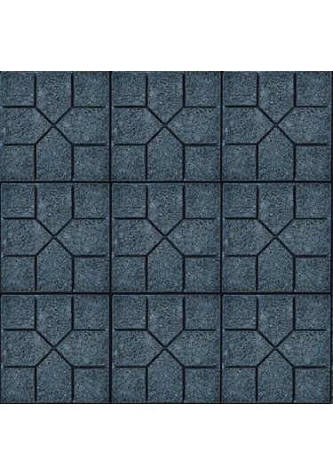 Ulzyvf Bahçe Döşeme Dıy, Taş Renkli Kare Kalıp, Reedark Malzeme - Abs Çok Renkli