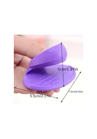 Mor 2 Adet, Silikon El Klipsi, Silikon Isıya Dayanıklı Parmak, Mutfak İçin Mükemmel, Haşlan Eldivenler Ve Önlük & Eldiven 56406978