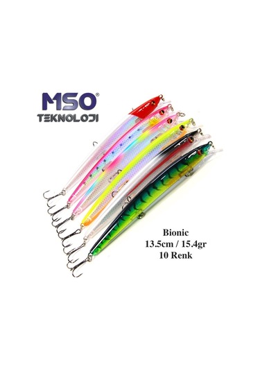 MSO Olta Balıkçılık Minnow 13.5CM 14.2Gr Rapala Yapay Yem