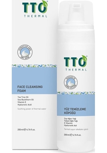 Tto Çay Ağacı Özlü Yüz Temizleme Köpüğü 200 ML