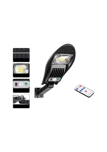 W776B Güneş Enerjili Hareket Sensörlü LED Bahçe Lambası IP65