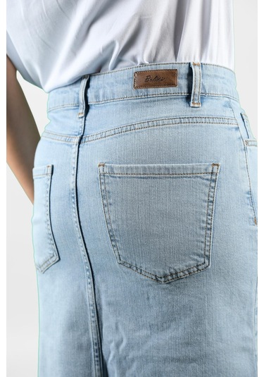 Kadın Kot Etek 2jk/6649 001