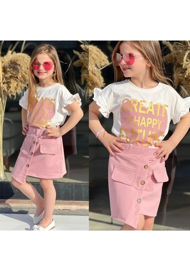 Kız Çocuk Full Lyc Süprem Etekli Takım 51047 001