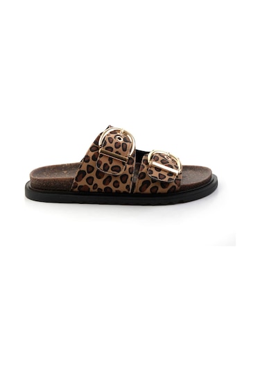 Bambi Leopar Kadın Terlik K04688002872 Leopar