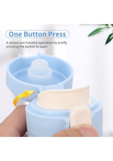 Neevoyu 304 Çelik Termos Bardak 400ml - Tek Tuş Açma, 6-12 Saat Isı/sıcaklık Saklama, Dışarıda Kullanıma Uygun, Damlacık Sağlam