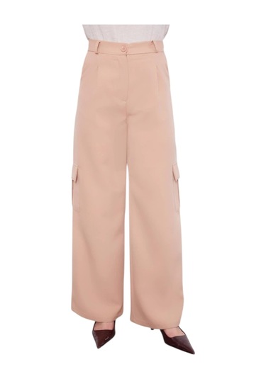 Levidor Cep Detaylı Pantolon Somon