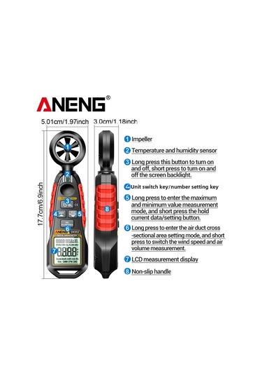 Conventions1 Dijital Anemometre Testi 9999 Sayım 0.4 30 M/s