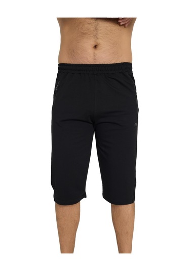 Crozwise Pamuklu Erkek Capri 8042 Siyah
