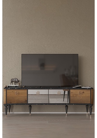 Modalife Cross 182x44 Kapaklı TV Ünitesi Lidya - Bendir