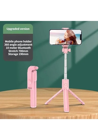 Dongjing Selfie Sopa Kablosuz Tripod Standı Işık Bluetooth