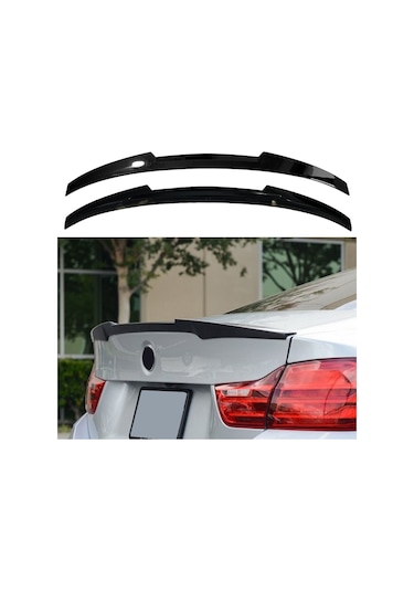 Bmw F32 M4 Yarasa Spoiler, Piano Black Boyalı, 420 2 Kapı Spoyler
