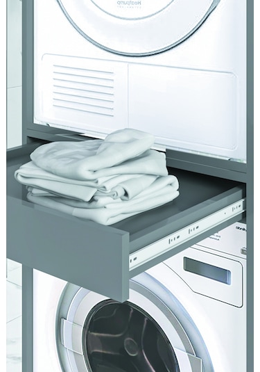 Arya 70 Cm Çamaşır Ve Kurutma Makinesi Dolabı - Antrasit