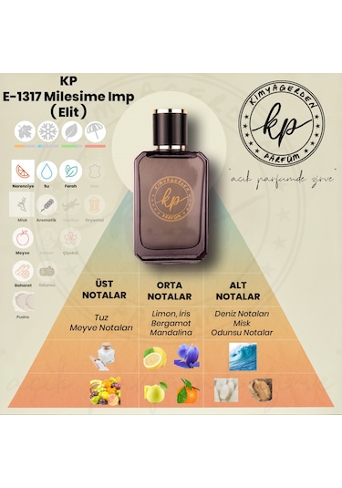 Kimyagerden E-1317 Erkek Parfüm EDP 50 ML