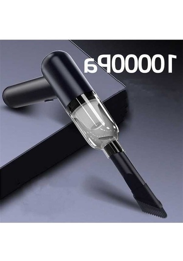 Maoyaya Siyah Kablosuz Araba Elektrikli Süpürge, Yüksek Güçlü Mini El Süpürgesi, Otomatik Ev Süpürge Siyah