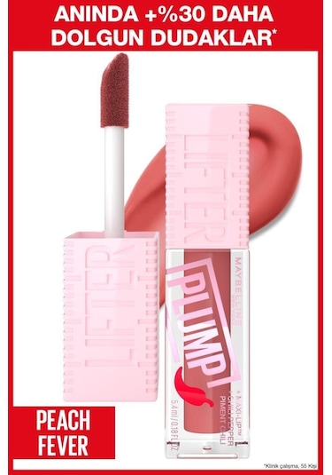 Maybelline New York Lifter Plump Dudak Parlatıcısı 005 Peach Fever