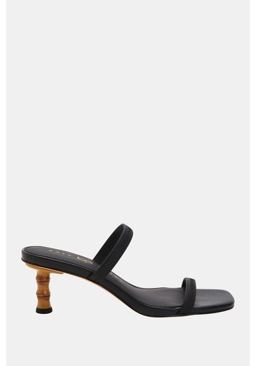 Katy Perry The Leilei Kadın Siyah Topuklu Terlik Siyah