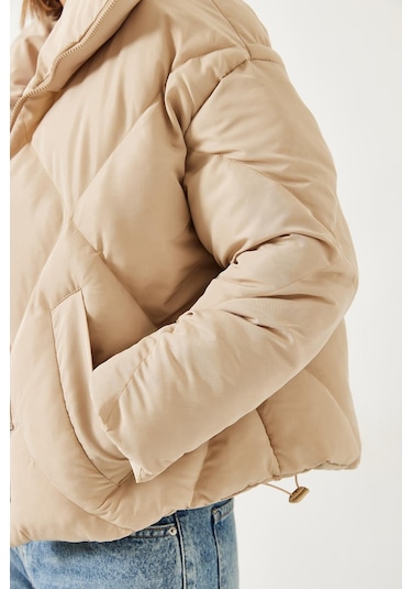 Shade Kadın Oversize Şişme Mont 10191065 - Bej