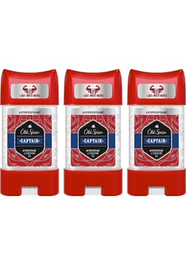 Old Spice Captain Clear Erkek Jel Stick Deodorant 3 x 70 ML