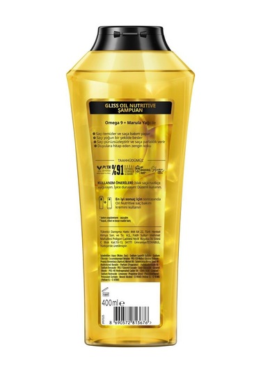 Gliss Oil Nutritive Şampuan 4 x 400 ML