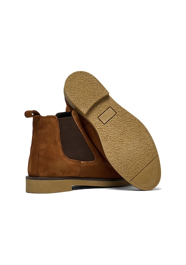 Tonny Black Erkek Taba Süet Rahat Kalıp Süet Erkek Bot Taba