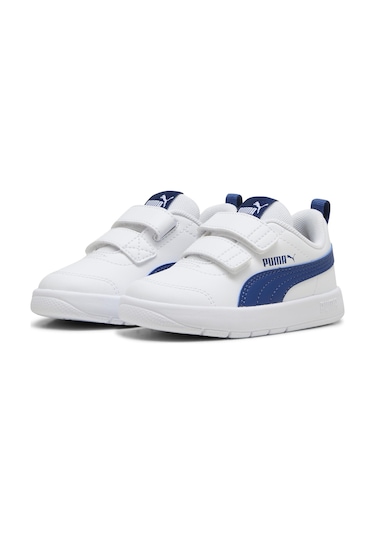 Puma Courtflex V3 V Inf 310252-08 Ortopedik Bebek Çocuk Spor Ayakkabı Mavi