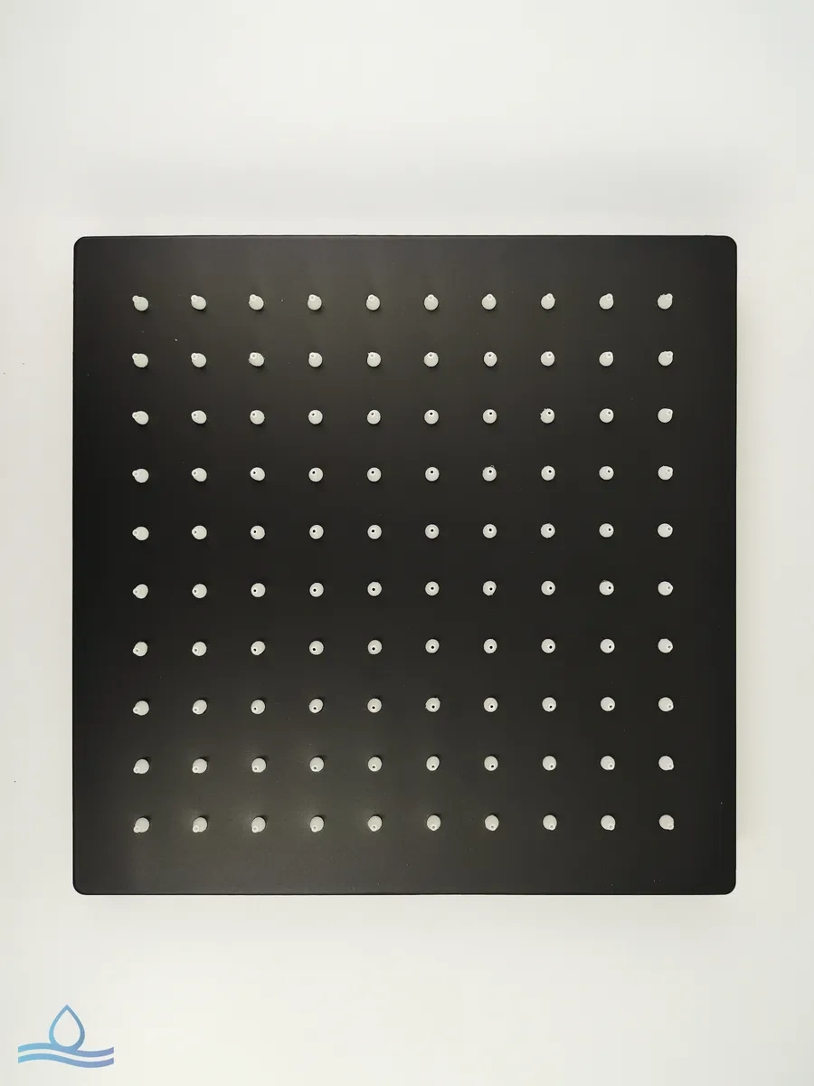 Santehvill' Tropikal Üst Paslanmaz Çelik Duş Başlığı 25 Cm 336922608 Siyah