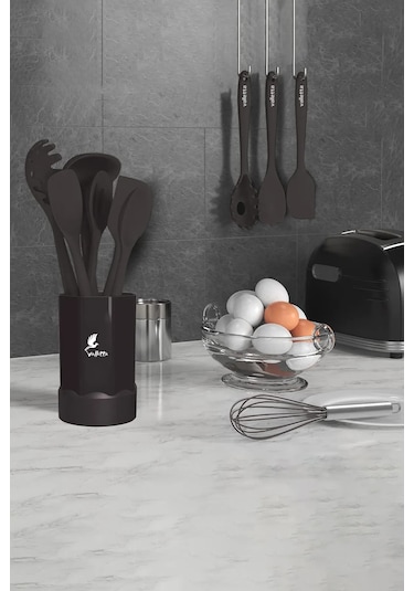 Trigona Isıya Dayanıklı Yanmaz Yapışmaz Spatula Seti 15 Parça