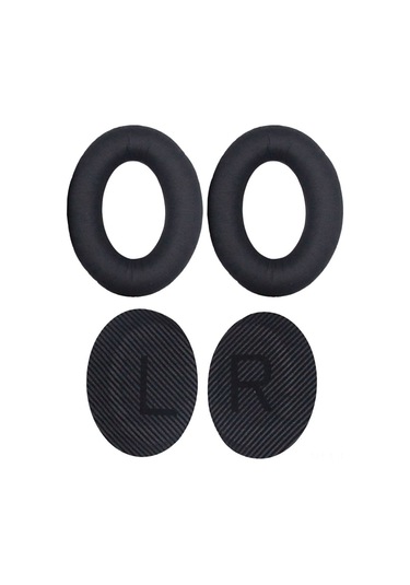 Reedark Bose Qc25 Qc15 Qc35 Uyumlu Yumuşak Nefes Alabilir Hafızalı Köpük Kulaklık Yastıkları Siyah