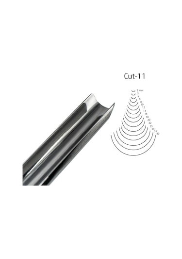 Kırschen Two Cherries Düz Tip Geniş Oluklu Iskarpela 14 Mm Cut11 3111014