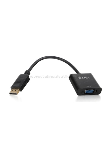 Dark Display Port - Vga Analog Aktif Dönüştürücü (Dk-Hd-Adpxvga)