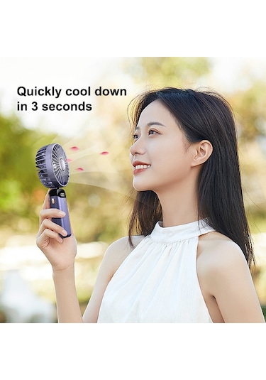 Hallow  DNH061 Katlanabilir Taşınabilir El Tipi Mini Vantilatör