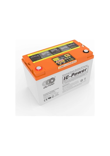 Outdo 150 Ah 12v Jel Akü Derin Döngü ve Dijital Ekran